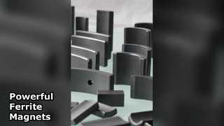 Ímãs de ferrite fortes, alta coercividade de alta energia