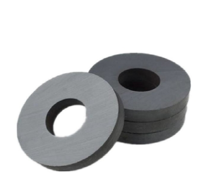 Anel magnético personalizado da ferrite de Louderspeaker da anti corrosão do OEM Ring Ferrite Magnets Y35