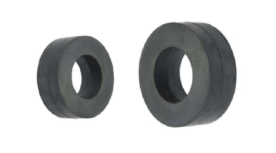 Elevado desempenho personalizado Ring Ferrite Magnet Charcoal Gray para o motor da C.C.