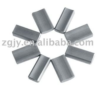 Magnetos permanentes de ferrita de alta resistência a altas temperaturas e alto fluxo com produto de alta energia