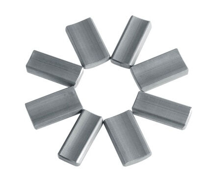 Máxima temperatura de funcionamento 250°C Magnético de ferrite sinterizado Quantidade por caixa 720pcs Custo baixo a moderado Adequado para uso industrial