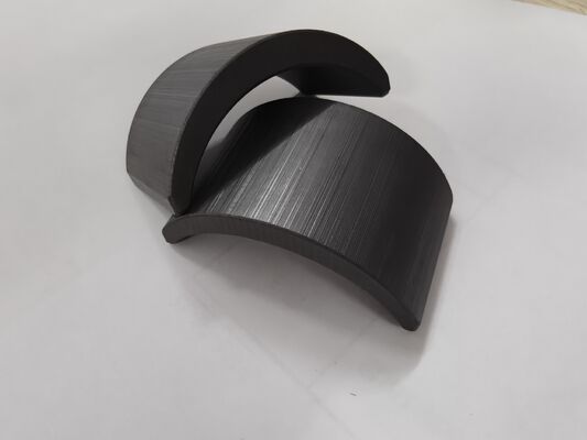Ímã aglomerado 60mm OD do segmento da ferrite Y30BH para o costume do OEM do rotor do motor BLDC