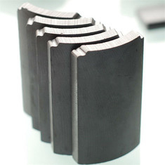 Bloco Ring Shape de Gray Anisotropic Ferrite Magnet Arc do carvão vegetal