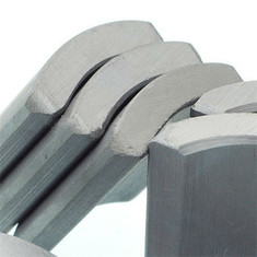 Folha Y10T do segmento do ímã da ferrite do motor comum de Mag Ferrite Arc Magnet Fan grande
